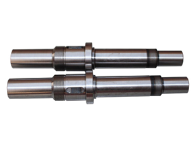 Front and back teeth roller axle of pipe shrinking machine
